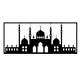 thumbnail image 1 of Cuadro Decorativo de Metal con Diseño Taj Mahal Mediano, 1 of 4