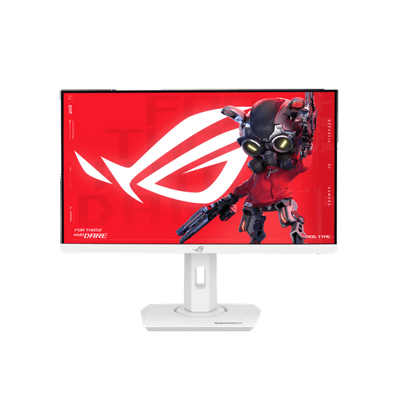 ASUS ROG Strix 25" (24.5-inch viewable) 1080P HDR Gaming Monitor (XG259QNG-W) - White, Full HD, 380Hz, 0.3ms, Fast IPS, Extreme Low Motion Blur Sync, FreeSync Premium, DisplayWidget, Ergonomic