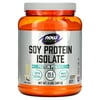 NOW Sports Soy Protein Isolate Protein Powder, Creamy Vanilla, 25g Protein, 2.0lb, 32.0oz