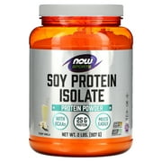 NOW Sports Soy Protein Isolate Protein Powder, Creamy Vanilla, 25g Protein, 2.0lb, 32.0oz