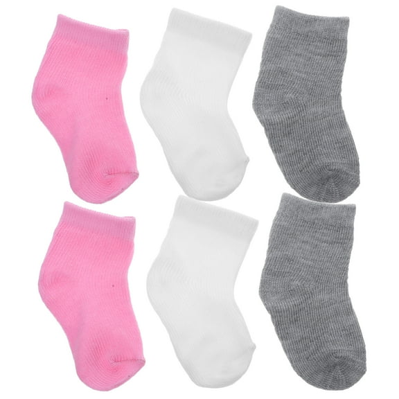 OUNONA 6 Pairs Miniature Doll Socks for 18 Inch Dolls, Cute Doll Accessories, Perfect Fit Doll Socks