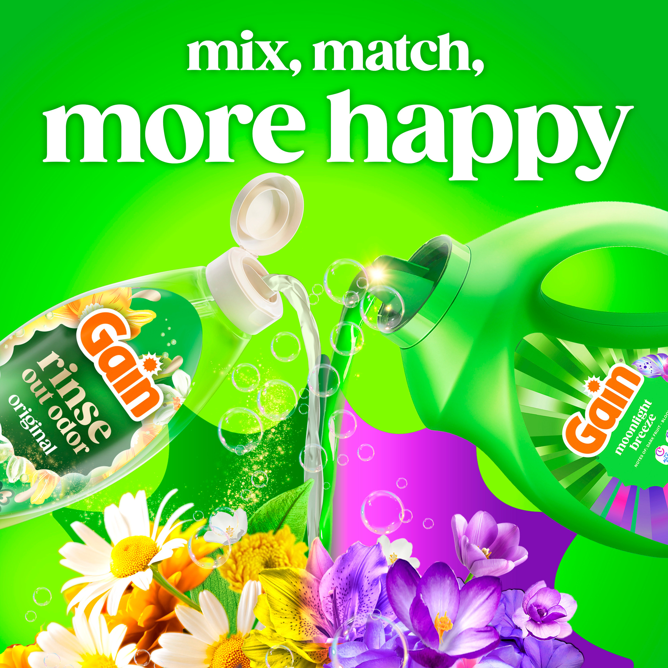 Gain Rinse Laundry Odor Remover, Original Scent, 36.7 Fl Oz photo 5