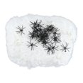 thumbnail image 3 of Decoración de Halloween, Telaraña Luminosa para Fiesta de Miedo, Telarañas Elásticas con Arañas Falsas para Decoración de Patio, Césped, Interior Y Ex 100g 30 Arañas Falsas Macarena Telarañas de Halloween, 3 of 8
