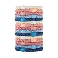 thumbnail image 2 of Sentmoon Hair Elastics Pony Tails Hair Ties 15pcs Embroidery Thread High Elastic Ponytail Hair Ring Female Rubber Hair Rope 15pcs, 2 of 7