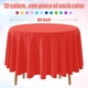 thumbnail image 5 of Paquete de manteles redondos de plástico de colores surtidos, mantel desechable de arcoíris, cubiertas de mesa redondas coloridas para fiesta de arcoíris, cumpleaños, boda, picnic, fiesta, decoración, 5 of 5