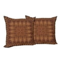 thumbnail image 6 of Ambesonne Vintage Throw Pillow Cover 2 Pack, Persian Lace, 20", Orange Brown, 6 of 6