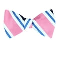 thumbnail image 1 of Men's Pink Silk Self Tie Bowtie Tie Yourself Bow Ties, 1 of 2