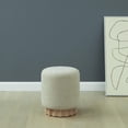 thumbnail image 4 of Safavieh Nikolas Wood Ottoman in Taupe / Natural, 4 of 6