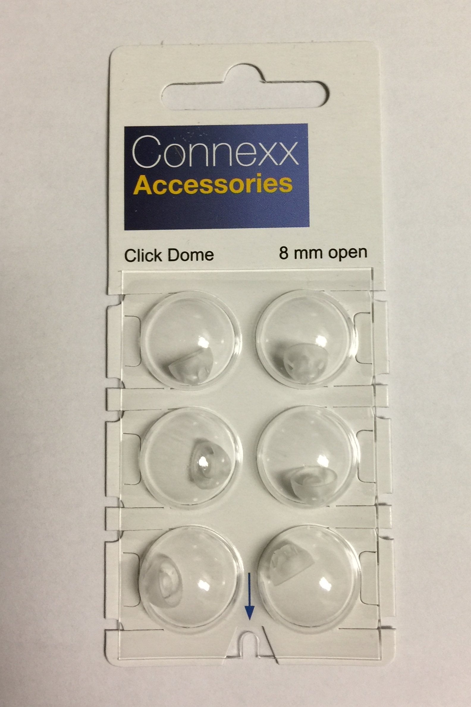 Siemens Signia Click Dome 8 mm Open For RIC Hearing Aids 6 Domes Each