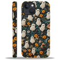 thumbnail image 1 of Daizag Compatible Con Iphone 15 Funda Lovely Ghost Flowers 2 En 1 Resistente A Los Golpes Resistente Pc Duro+Cubierta Protectora De Silicona Suave Para Iphone 15, 1 of 5