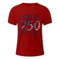 thumbnail image 5 of mgoYE Men's 4th of July Independence Day T-Shirt Summer 1776 USA America Memorial Day Graphic Tees Tops(Red,L), 5 of 7