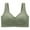 Green, variant on Women Plus Size Wirefree Bras for Women Full Coverage No Underwire Everyday Bras Comfortable Wireless Padded Bras