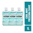 thumbnail image 2 of Listerine Enjuague Bucal Cool Mint Zero 1L 3 Pack, 2 of 4