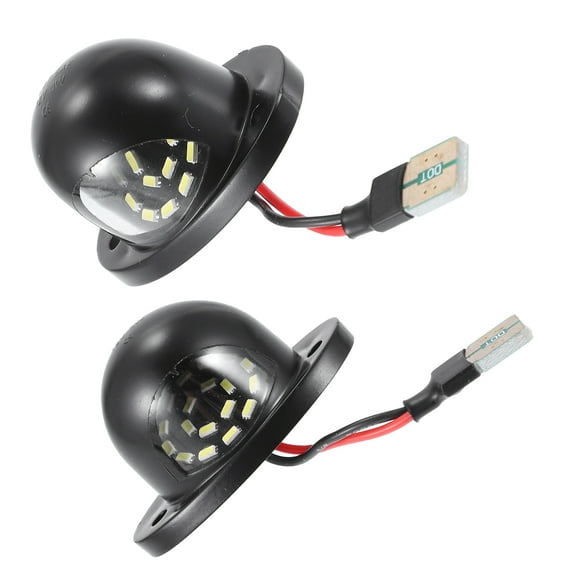 Unique Bargains 2pcs LED License Plate Light Lamp Assembly Fit for Dodge for RAM 1500 Pickup 1994-2001 6000K White