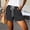 Black, variant on Only Moment Women's Polka Dots Mini Shorts High Waisted Shorts Women Elastic Waist Wide Leg Casual Cotton Shorts Sets Light Yellow,L