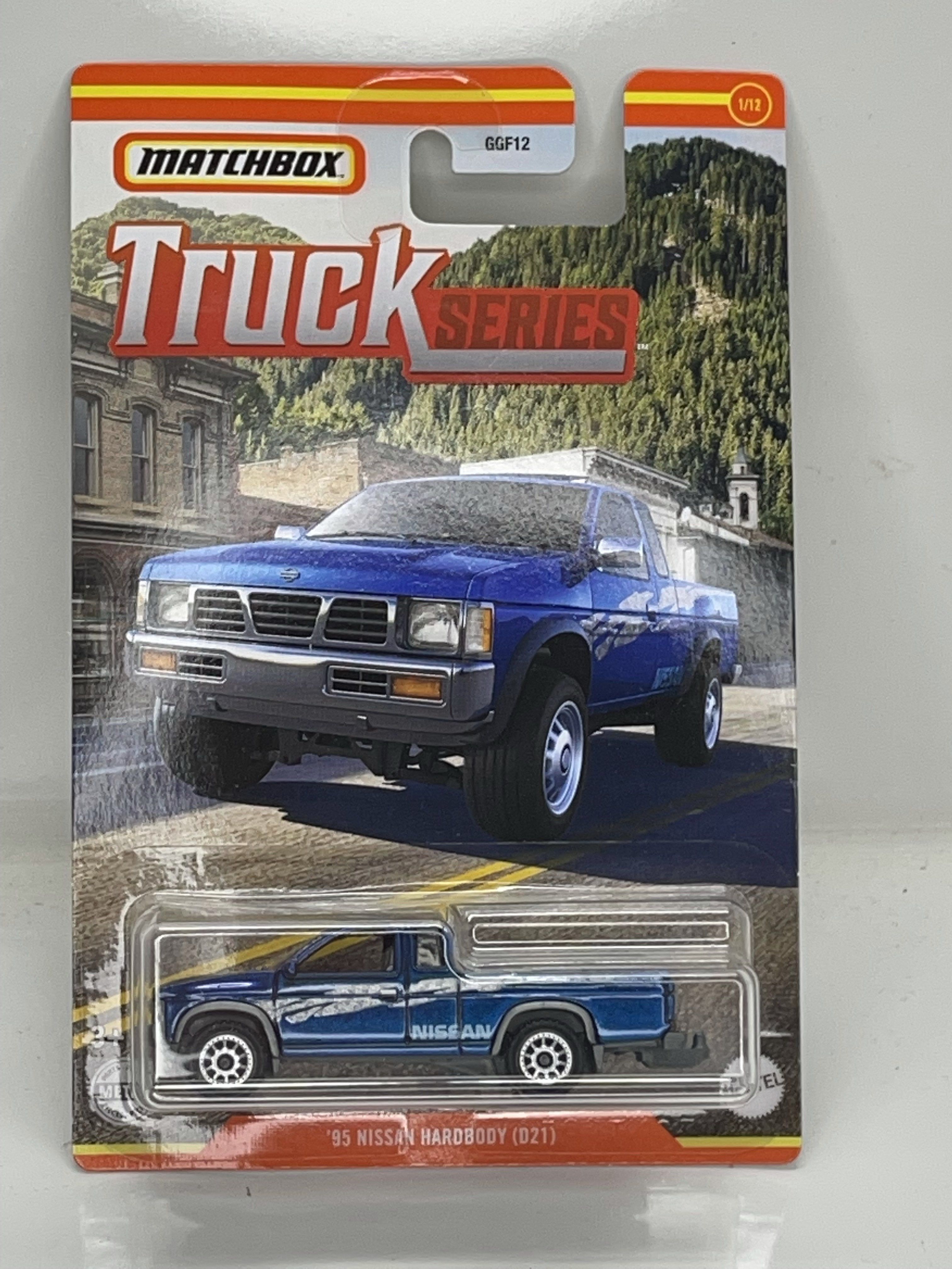 Matchbox Truck Series Blue 1995 Nissan Hardbody D21 Pickup for sale online