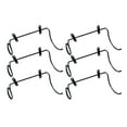 thumbnail image 2 of Soporte de pared de vino Sunnimix 6 piezas Estante de hierro para decoración de pared, 2 of 8