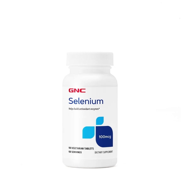 GNC Selenium 100mcg | Vegetarian - 100 Tablets