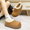 thumbnail image 3 of Roncen Women's Fashion Casual Winter Cotton Shoes - Plush Fleece-Lined Indoor/Outdoor Slip-Ons with Round Toe, Thick Sole and Full Coverage Design for Home & Outdoor Use, 3 of 7