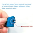 thumbnail image 3 of Yannee 1 Pcs Circuit Breaker Blade Fuse 12V 24V Resettable 5-30A Marine Automatic Reset, 3 of 6