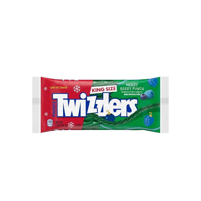 Twizzler Merry Berry Punch - 5 oz Bags - Pack of 12 - Candy for the Holiday Season