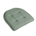 thumbnail image 4 of U-Shaped Memory Foam No Slip Back 16 x 16 Chair Pad Cushion 12 Pack - Scuba, 4 of 7