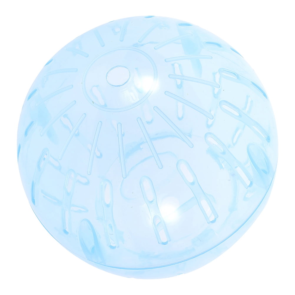 IDEANATEGRATE Small Animal Rolling Exercise Ball Sky Blue Plastic Hamster Cage Accessory