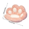 thumbnail image 2 of Cat Paw Cushion Comfy Kawaii Chair Plush Cushions Shape Lazy Pillow for Gamer Chair 28"x 24" Cozy Floor Cute Seat Kawaii for Girl Worker Gift, Dining Room Bedroom Decorate White, 2 of 6
