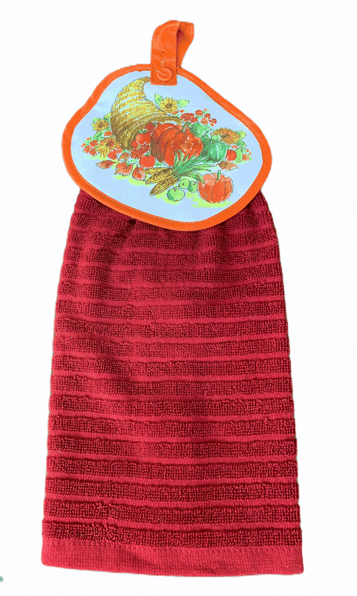 Thanksgiving Cornucopia Tea Towel