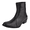 Black, variant on Mens Genuine Leather Ankle Boots Side Zipper Mens Dress Boots, White