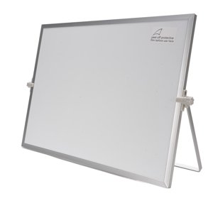 Desktop Dry Erase Board, 3 Layers Paint Coating 360 Degree Rotation Magnetic Desktop Small Whiteboard Double Sided  for Home