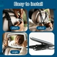 thumbnail image 6 of LED Baby Car Mirror with Light for Baby - 100% Shatterproof Baby Mirror for Car Seat Rear, 360° Car Mirror for Baby,Universal Car Seat Mirror for Baby Rear Facing Crystal Clear view With Remote, 6 of 8