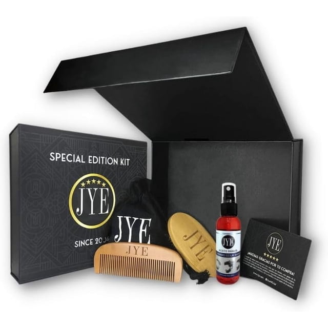 Kit de Lujo Cuidado de la Barba JYE Edición Especial Natural
