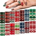 thumbnail image 7 of JHEHF Christmas Full Wrapping Nail Stickers Nail Polish Strips Santa SnowMan Christmas Tree Nail Decals DIY Art Decals Strips for Xmas Decor Stickers for Women 4/3/2/1Set, 7 of 7