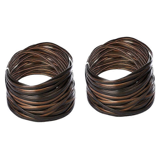 Coffee Gradient Flat Synthetic Rattan Repair Material for Knit Repair