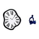 thumbnail image 1 of Juego de relojes de pared, reloj de pared distorsionado, reloj electrónico, reloj con números , figura de pensador abstracto, escultura de arte, 1 of 8