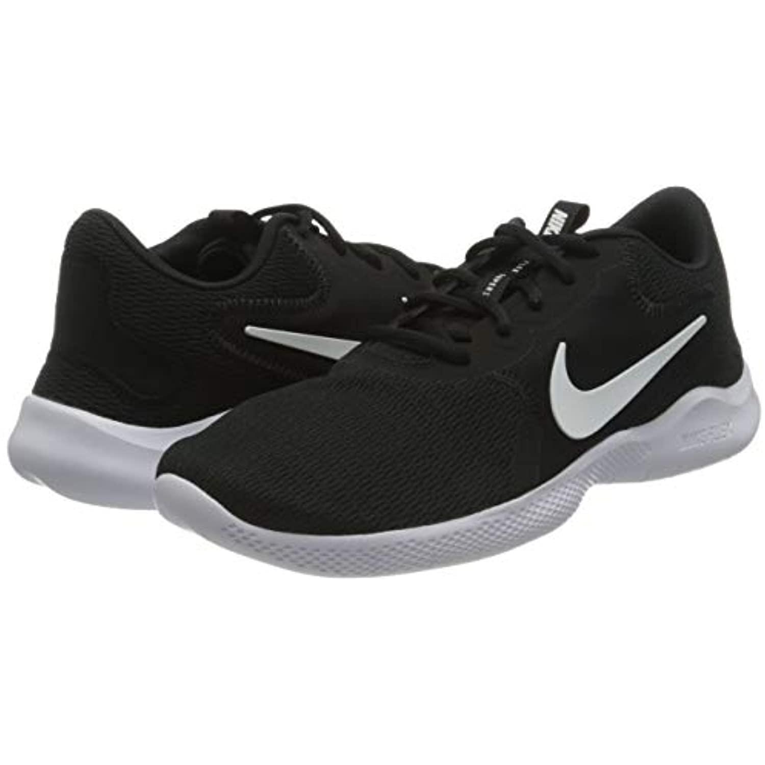 Nike Men's Flex Experience Run 9 Shoe, Black/White-Dark Smoke Grey, 9.5 Regular US - image 4 of 7