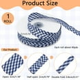 thumbnail image 2 of 1Roll 40Yard Flat Polyester Piping Cord for Clothing Decoration Prussian Blue 20mm, 2 of 7