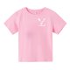 thumbnail image 3 of Camiseta de verano para niños y adolescentes, de manga corta, de algodón, con estampado de marca, cómodas, informales, ropa para niños, camisetas para niños y niñas, 3 of 5