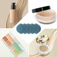 thumbnail image 3 of Unique Bargains 5 Pcs Gourd Shape Face Makeup Sponge for Travel Navy Blue, 3 of 5