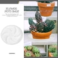 thumbnail image 2 of ifundom 5pcs Ivory Round Flower Pot Saucers for Indoor and Outdoor Plants, Plant Drip Trays for Garden and Home, 2 of 6