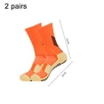thumbnail image 2 of 2 pares de calcetines deportivos antideslizantes con agarre de goma antideslizante para fútbol, rugby, baloncesto, correr, yoga, 2 of 5