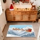thumbnail image 4 of Seyotauo Christmas Decor 3D Stereoscopic Embroidery Carpet - 24 x16 inch Polyester Xmas Decor Indoor Outdoor, Absorbent Nonslip Dirt Proof Washable Foot Mat for Entryway Kitchen Bathroom Porch Patio, 4 of 6