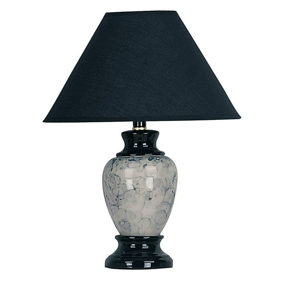 Lampe de Table en Céramique - Noir