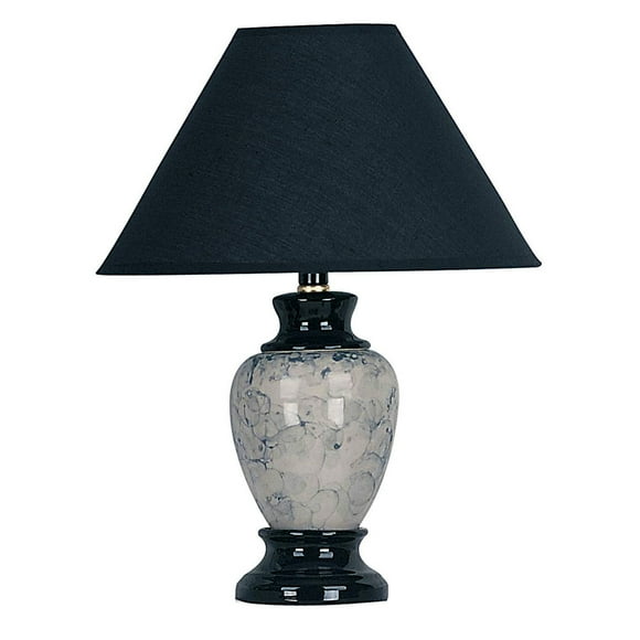 Ceramic Table Lamp - Black
