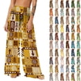 thumbnail image 1 of Pincandy Women See Through Sheer Mesh Pants Beach Swimsuit Bikini Bottom Cover up Party Club Elastic High Waist Wide Leg Pants, 1 of 7