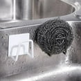 thumbnail image 1 of Suction Cup Sponge Holder Sink Drying Rack Soap Drainer Organizer Kitchen Storage Bathroom Soap Stand Shelf Home Accessories, 1 of 5