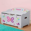 Personalized Dibsies Modern Expressions Butterflies and Flowers Toy Box