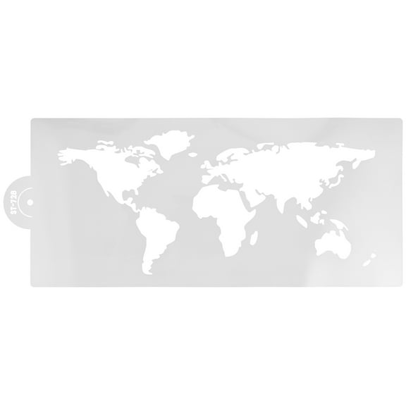 Eease Earth Map Fondant Mold for Cake Decoration