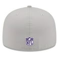 thumbnail image 4 of Men's New Era Gray Minnesota Vikings 2025 Sideline  59FIFTY Fitted Hat, 4 of 5